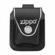 thumbnail image 1 of Estuche Zippo LPLBK Black Leather Lighter Pouch with Loop, 1 of 3