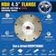 thumbnail image 2 of Disco de Diamante Bad Dog Tools HDII para Desbaste a Ras 4.5", 2 of 8