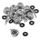 thumbnail image 1 of BOTONES DE CORREA DE GUITARRA CON TORNILLOS INOXIDABLES Y ARANDELAS DE GOMA Plata, 1 of 5