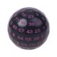 thumbnail image 1 of Dados Acrílicos Juego Entretenimiento Familia Dados Poliédricos Negro Púrpura, 1 of 5
