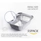 thumbnail image 2 of Paquete de 55 sartenes de aluminio Spare Essentials de aluminio de 500 ml con tapas, 2 of 7