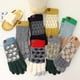 thumbnail image 5 of Guantes de invierno para pantalla táctil para hombre y mujer, guantes cálidos de punto para mensajes de texto, 5 of 5