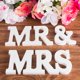 thumbnail image 4 of Set de letreros decorativos Super Z Outlet Mr & Mrs, 4 of 5
