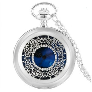 Genérico - Reloj Bolsillo Mystic Sky Quartz Al15 Leontina Quarz