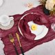 thumbnail image 1 of suxuMhao Servilletas de Tela Plisadas Juego de 6, 20x20in Servilleta de Tela Rojo Oscuro, Servilletas de Tela Reutilizables Al por Mayor para Mesa de Comedor, Servilletas de Tela Duraderas Ideales, 1 of 3