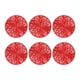 thumbnail image 1 of Juego De 6 Posavasos Reutilizables De 4 Pulgadas Para Restaurante, Oficina Y Encimera, Color Rojo, 1 of 5