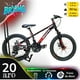 thumbnail image 1 of Bicicleta Aro 20 Brxing Con Freno Disco Y 21 Vel. Negro Log Rojo Mr, 1 of 7