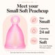thumbnail image 3 of Copa Menstrual Peachlife 24 ml con Tallo de Anillo Suave, 3 of 9