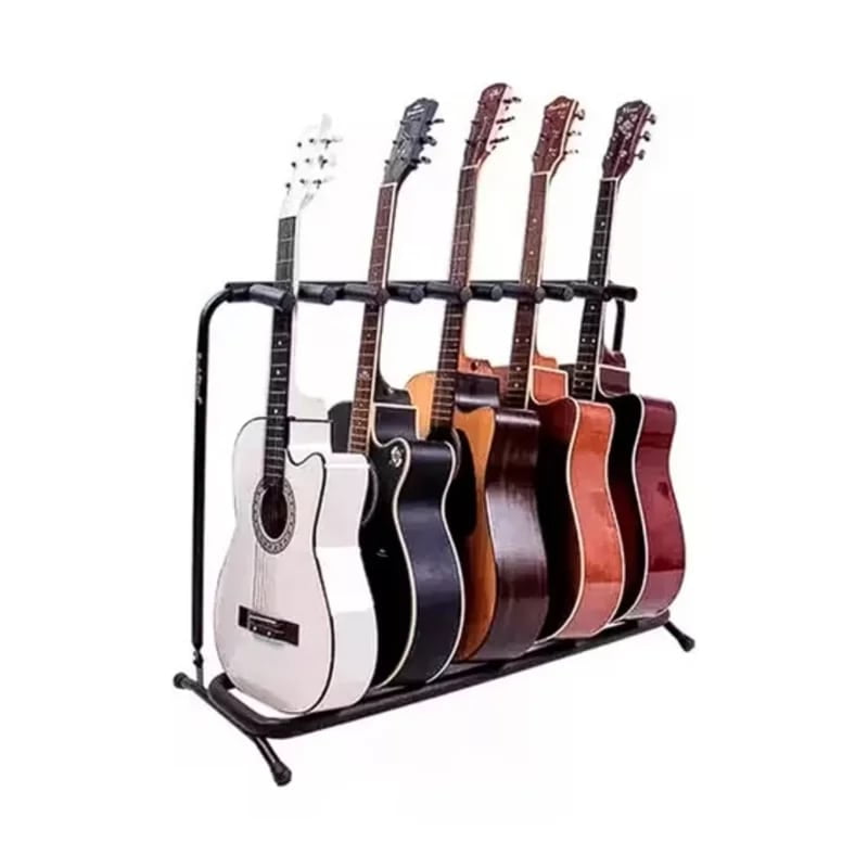 Genérico - Soporte Atril Para 5 Guitarras Soporte Para 5 Bajos Ukelele