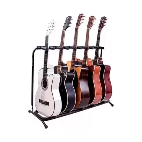Genérico - Soporte Atril Para 5 Guitarras Soporte Para 5 Bajos Ukelele