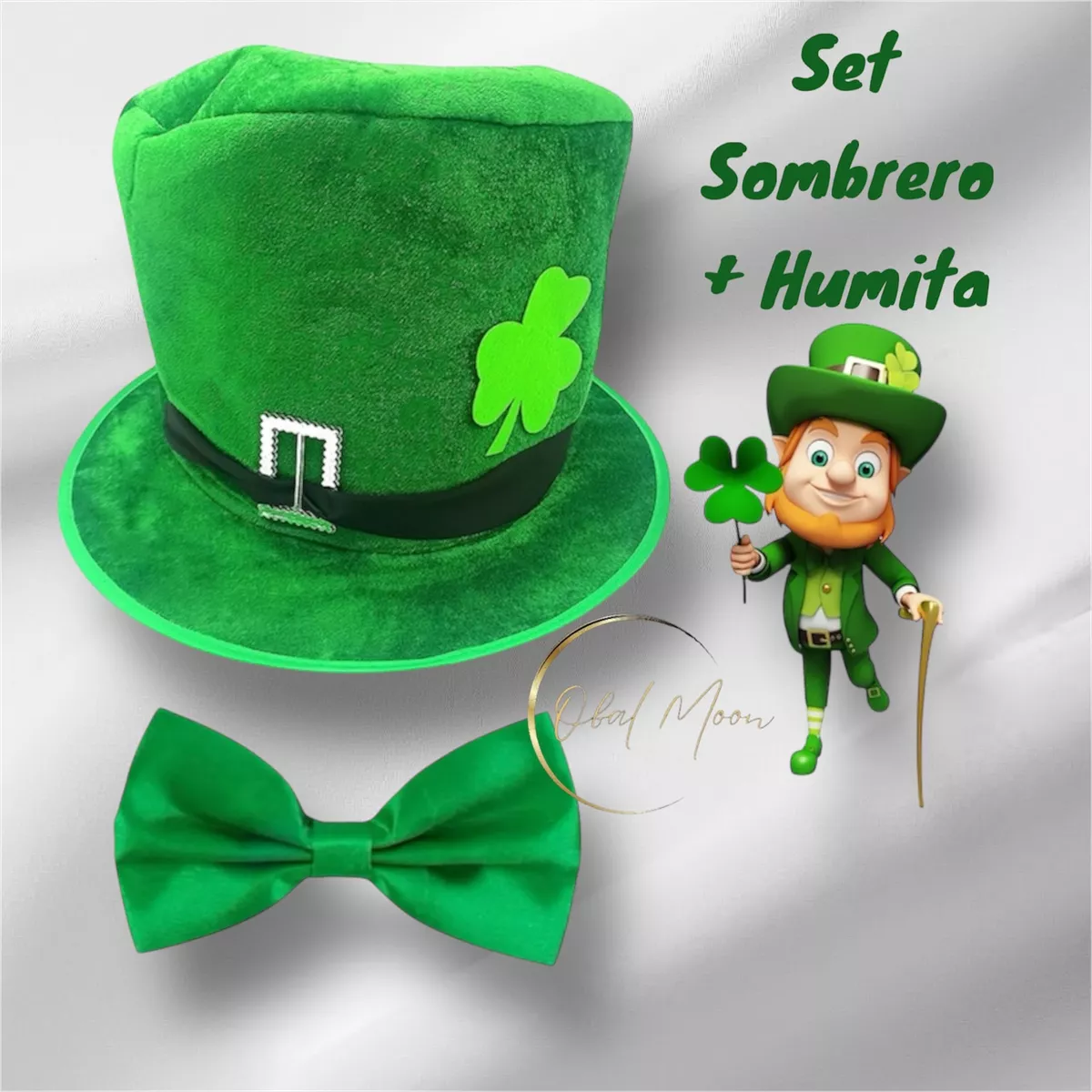 Obalmoon - Set Cosplay San Patricio, Sombrero Más Humita, Fiestas