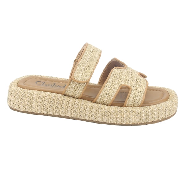 Sandalia Chalada Mujer Yukonl-17 Beige Plataforma Poki