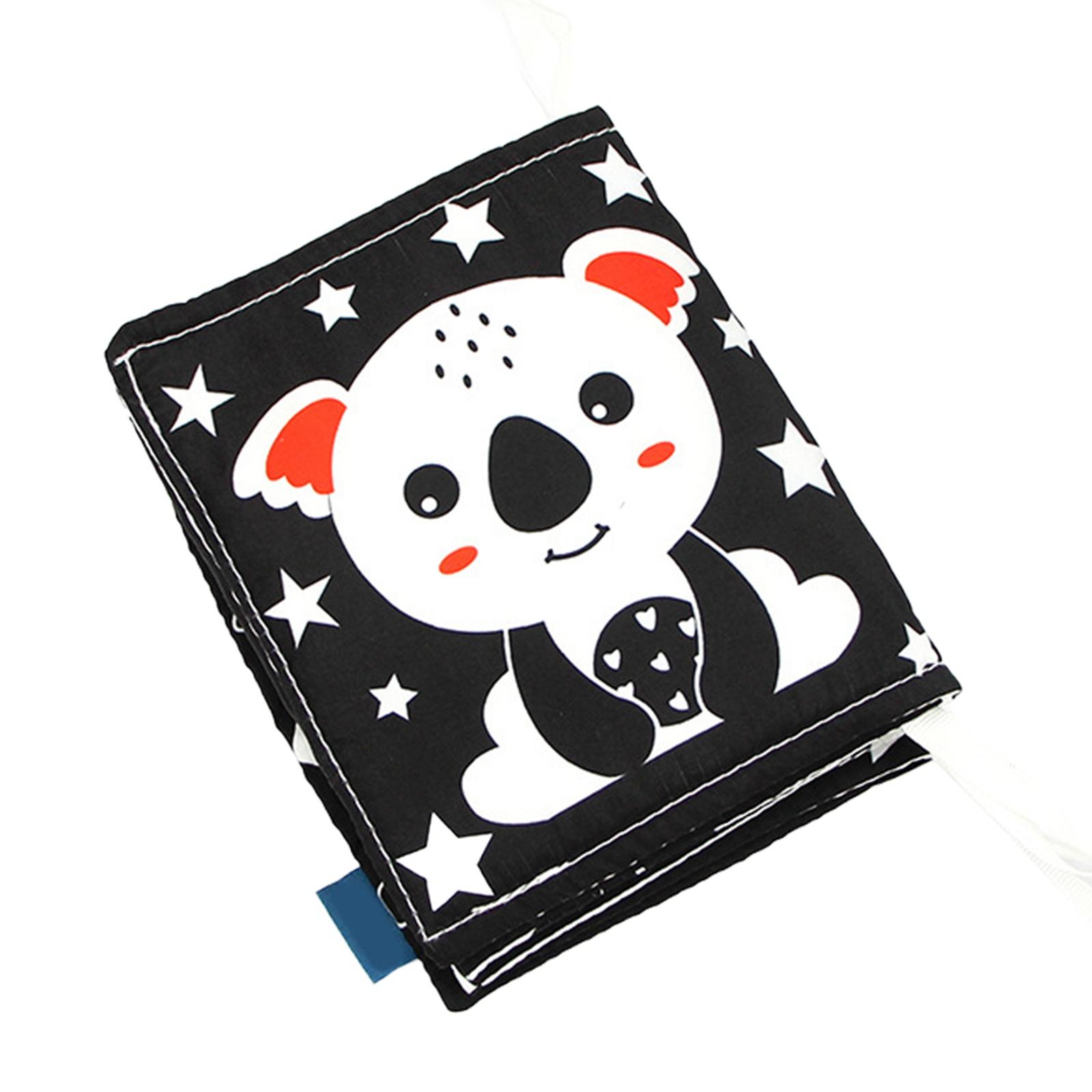 Magideal - Libro De Tela De Bebé , Juguetes De Educación Temprana, Juguetes De Cuna, Juguetes Sensoriales, Libro De Tela Para , Koala Coala