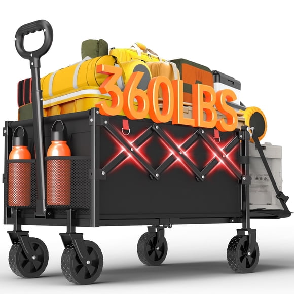 Carrito Utilitario COZEER Plegable de Alta Resistencia 120L 163 kg