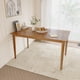 thumbnail image 2 of Rectangular dining table Scandinavian simple wind household dining table dining room living room office desk multi-function modern table (original wood colour), 2 of 3