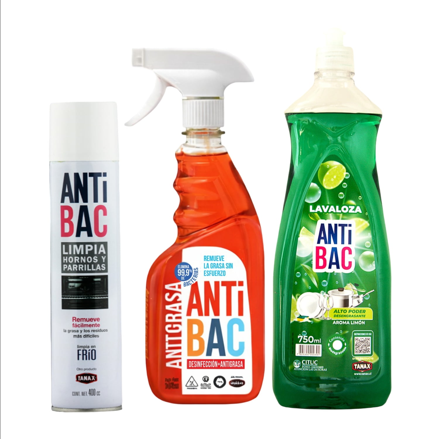 Antibac-tanax - Pack Limpieza Cocina