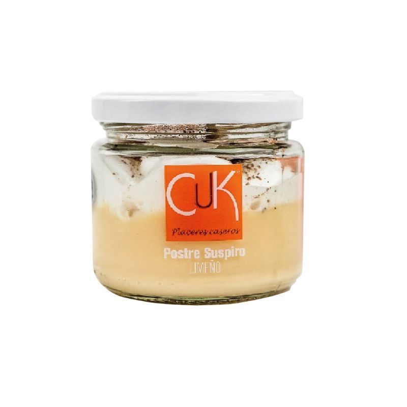 Postre Helado Suspiro Limeño Frasco 140 g Cuk