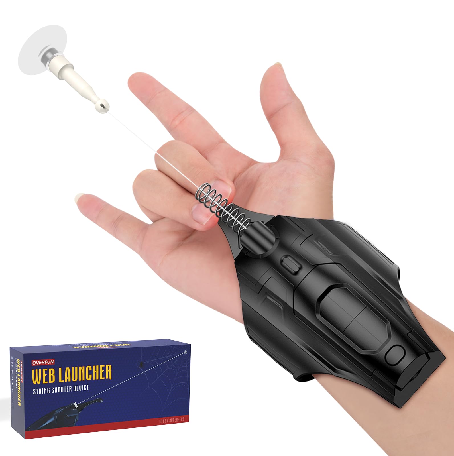 Web Launcher Overfun String Shooters Toy Upgrade 2.0 Black