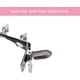 thumbnail image 4 of 2 ligas de encaje ajustables para muslos, ligas de pierna con forma de corazón y clips antideslizantes para mujer., 4 of 7