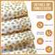 thumbnail image 3 of Mantel Breling 24 piezas 137 x 274 cm Blanco Dorado, 3 of 3