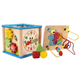 thumbnail image 3 of Cubo Didáctico de Madera con Laberinto y Encaje – Juguete Educativo Montessori para Bebés, 3 of 10