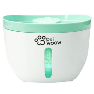 Petwoow - Dispensador Agua Mascotas 2L Verde