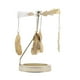 thumbnail image 3 of Spinning Tea Light Candle Holder Adorno Para Amantes De Las Velas Candelabro Giratorio Pluma, 3 of 3