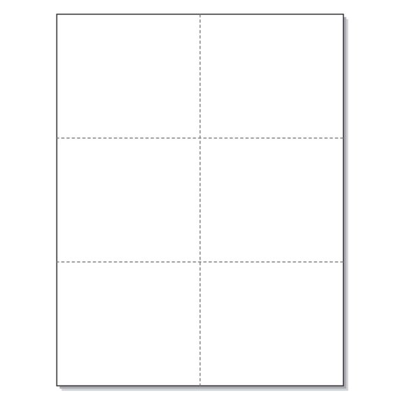 Tarjetas perforadas NextDayLabels 11 × 21 cm 300 unidades