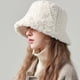 thumbnail image 2 of Sombrero de pescador de piel sintética para mujer, gorro cálido de moda para exteriores, gorro de pescador de felpa Sherpa para invierno, 2 of 5
