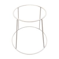 Bothyi - Rejilla De Alambre Para Bandeja De Pizza Y Mariscos, Soporte Para Servir Comida, Para Pizza, Hogar, Cafetería, Color Blanco, De 15 A 22 Cm