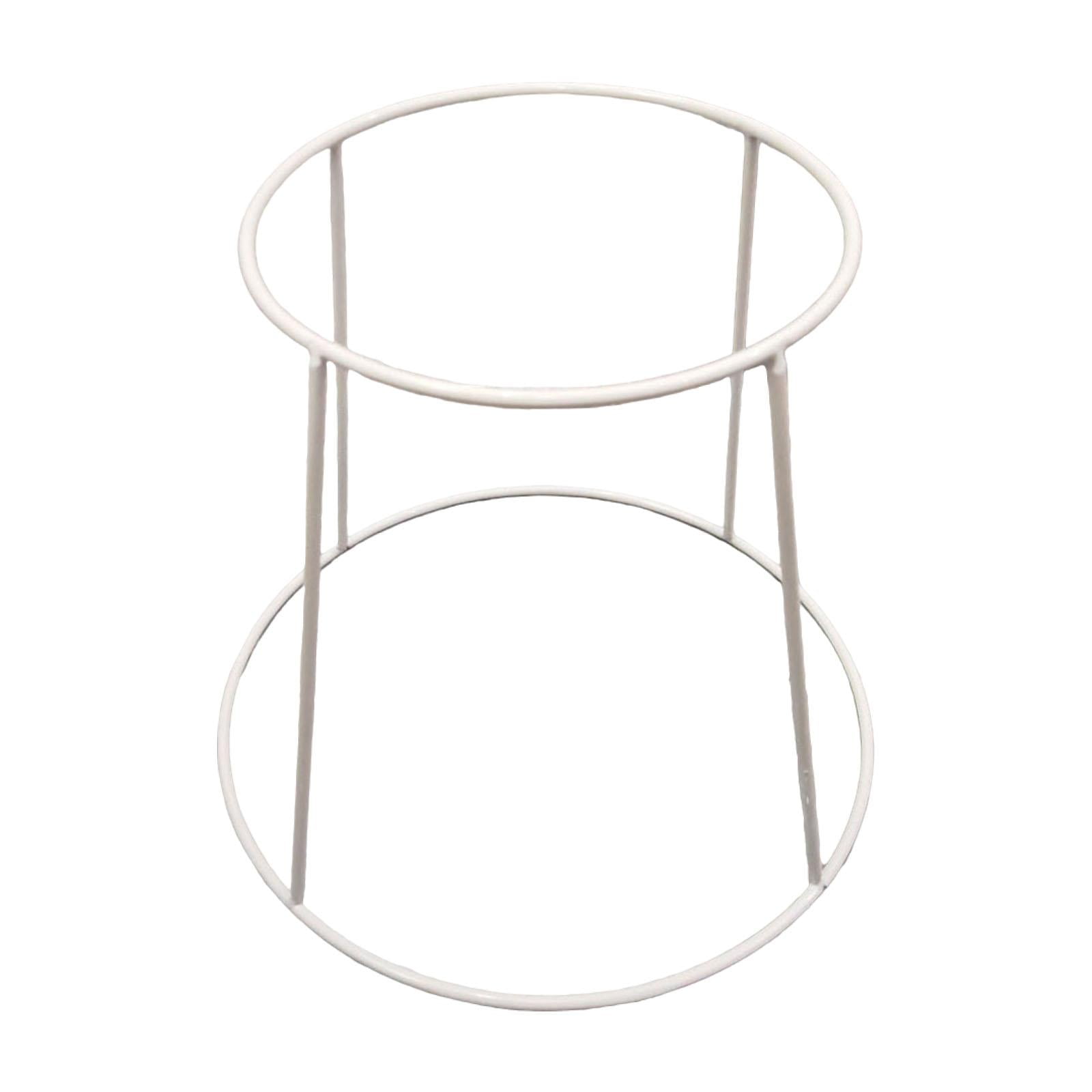 Bothyi - Rejilla De Alambre Para Bandeja De Pizza Y Mariscos, Soporte Para Servir Comida, Para Pizza, Hogar, Cafetería, Color Blanco, De 15 A 22 Cm