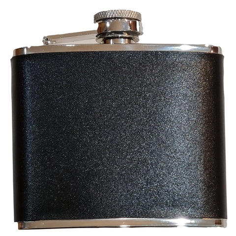 High Peak - Licorera Acero Inoxidable Negra 5Oz 150Ml 96Grs Petaca