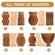 thumbnail image 3 of 7 piezas Big Size Ceramic Foot Shaper Herramientas Cerámica Herramientas de recorte Perfil de cerámica Rib Bundle Foot Shaper para tallar moldes de arcilla Cerámica de arcilla, madera de hay, 3 of 3