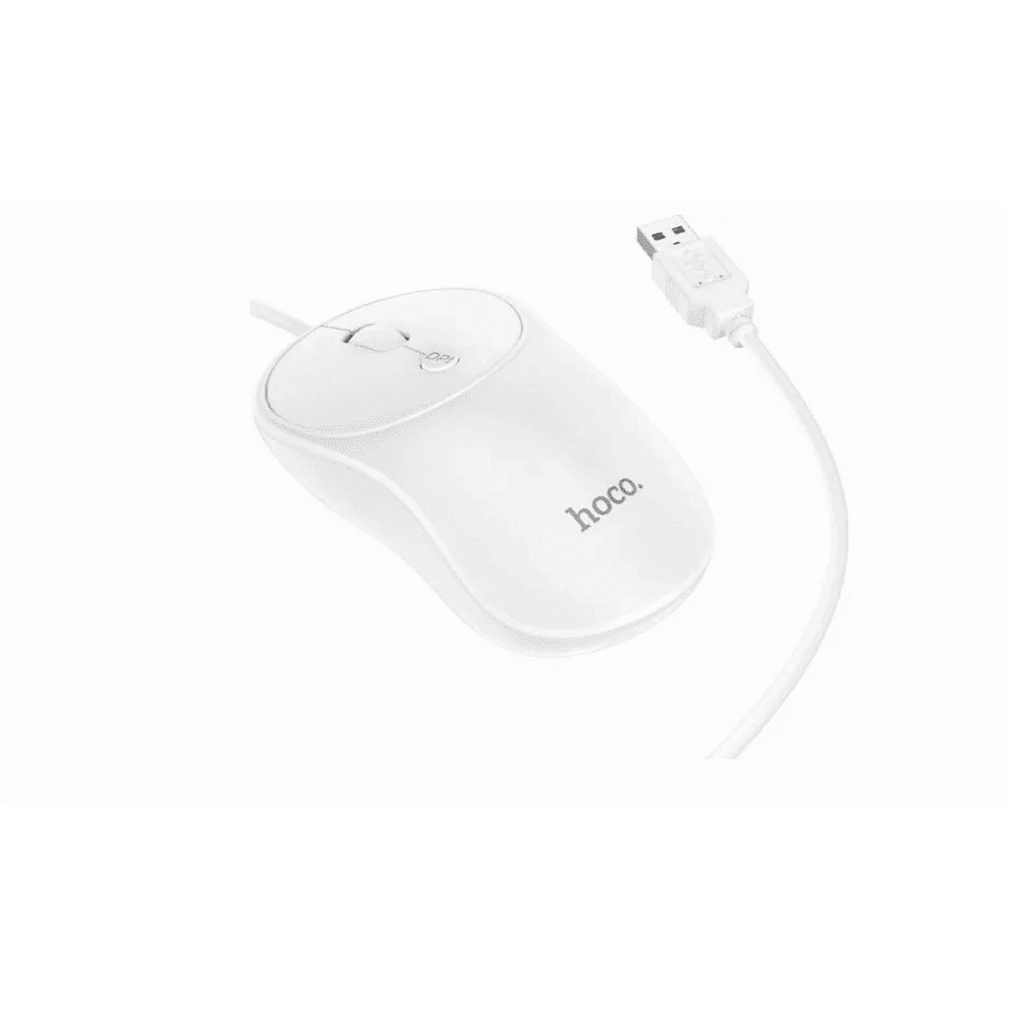 Hoco. - Mouse Alambrico Usb Hoco Gm13 Blanco
