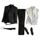 thumbnail image 4 of Traje De Hombre A Escala 1/6, Traje De Hombre Para Figuras De Acción Masculinas De 12", Camisa Blanca, 4 of 5