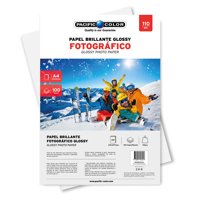 Pacific Color - 100 Hojas Papel Fotográfico Glossy 110Grs A4 - Ps