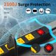 thumbnail image 3 of Cable protector contra sobretensiones Power Strip Plug'n de 8 salidas 2100J de 6 pies, 3 of 9