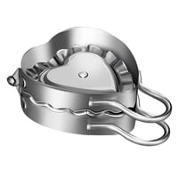 Magideal - Herramientas De Cocina Para De Hervida De Material Acero Inoxidable, Para De Hervida Para Ravioli Pie Pierogi , En Forma En Forma De Corazón