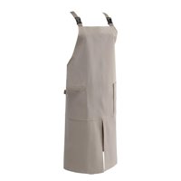 Magideal - Delantal De Cocina, Delantal Con Pechera Alta, Ropa De Trabajo Para Restaurante Y Café, Delantal De Bolsillo Para Chef, Para Jardinería, Elaboración , Caqui
