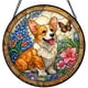 thumbnail image 1 of Colgante ventana vitral 20cm vibrante plantas maceta colorido atrapasol panel hogar jardín patio regalo mujer, 1 of 7