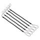 thumbnail image 1 of Cordón De Sujeción Para Bolígrafos Táctiles, Cuerda Colgante, Correas De Resorte En Espiral Negras, 40cm, 5 Piezas, 1 of 5