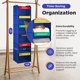 thumbnail image 2 of Organizador semanal de ropa Handy Laundry Kids con 6 estantes, color azul, 2 of 6