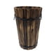 thumbnail image 1 of Macetero De Madera Tipo Barril Largo Bajo Jardin Terraza M, 1 of 7