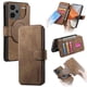 thumbnail image 1 of Funda Billetera Magnética para Xiaomi Redmi Note 13 Pro Plus Soporte Tarjetas Desmontable Marrón, 1 of 6