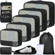 thumbnail image 1 of Set De 9 Cubos Organizadores Para Equipaje Color Negro, 1 of 8