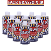 Pack Limpiadores De Metales Brasso 10 X 200 Ml