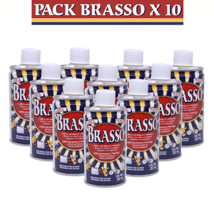 Pack Limpiadores De Metales Brasso 10 X 200 Ml