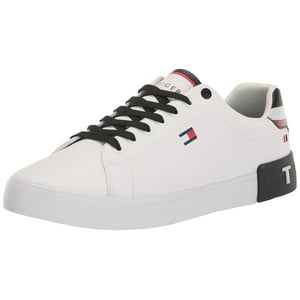 Zapatilla Tommy Hilfiger Rezz Para Hombre Blanca/Negra Multi 141