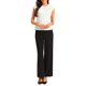 thumbnail image 2 of INSPIRE CHIC Blusa Elegante de Tweed para Mujer con Cuello Redondo y Manga Corta para Oficina y Negocios, Peplum, Talla L, Beige, 2 of 5