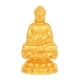thumbnail image 1 of Estatuas De Buda Escultura Estatuilla En Miniatura Tablero De Instrumentos De Coche Decoración Para Salón De Té Oro, 1 of 5